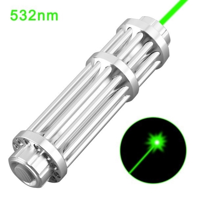 고성능 녹색 1MW 532nm 레이저 포인터 군용 불타는 광선 빛