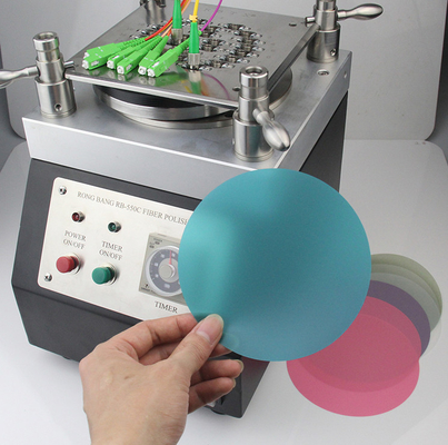 광섬유 패치 코드 땋아 늘인 머리 생산 라인을 위한 광섬유 폴리싱 머신 연삭반