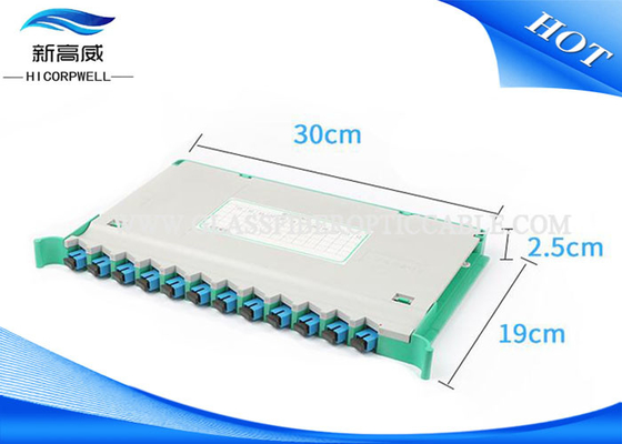 가정 SC 섬유 종료 장비에 섬유 19 인치 광섬유 패치 패널