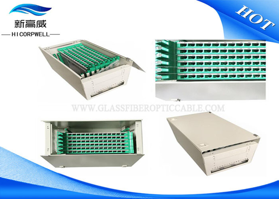 선반 산 섬유 종료 장비 72 항구 섬유 광학적인 Odf 구조 IEC 60794