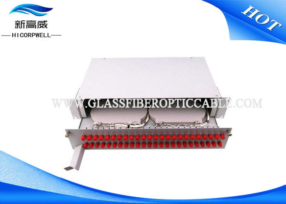 FC 9 인치 선반에 의하여 거치되는 광섬유 종료 패널, 70 - 106Kpa ODF 패치 패널