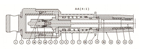 FTTA 방진 광학 섬유 케이블 접속 코드 소형 SC 연결관 접합기