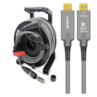 장갑 업그레이드 엔지니어링 버전 2.0 광섬유 HDMI 고화질 케이블 4K@60Hz