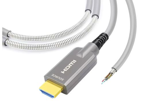 부드럽고 빠른 연결을 위한 멀티 모드 광섬유 HDMI 광케이블