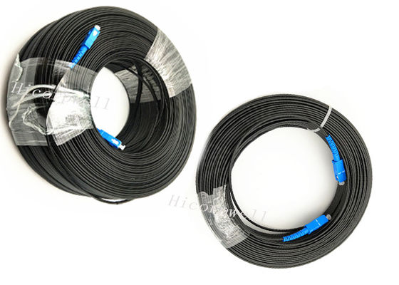 6.5-6.8mm 외경 유리 섬유 광케이블 검정색 단일/멀티 모드, 다양한 산업용 응용 분야