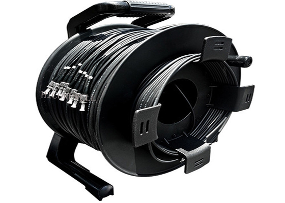 Portable Retractable Cable Reel For Various Tactical Communication FO Cable