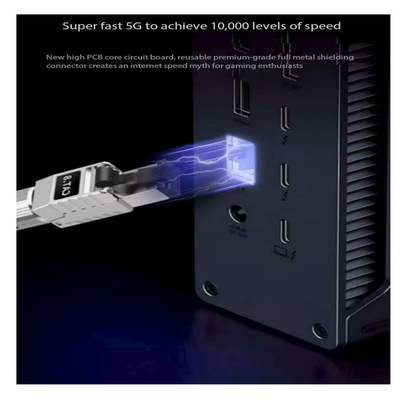 이더넷 케이블 100m 30M 50M Cat6 CAT8 SFTP 점퍼 케이블 금도금 RJ45 커넥터 Cat8 이더넷 케이블