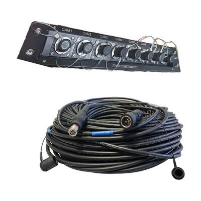 3K.93C HDTV 방송 케이블 SMPTE 카메라 케이블 PUW 3k.93c 섬유 광 커넥터 FXW-2LC-0.5M