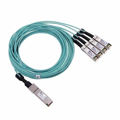 40G AOC 활동적인 광학적인 10m HDMI 케이블 QSFP+에 4x10G SFP+ 탈주 IEC 60794